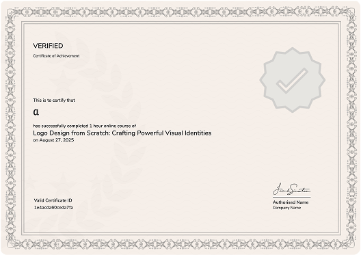 Vista previa del certificado
