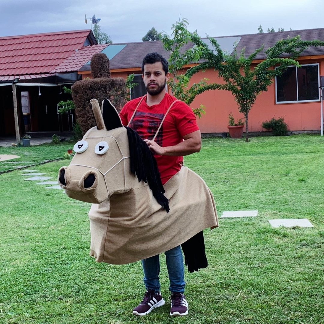 Títere de Caballo realizado para obra Don Quijote