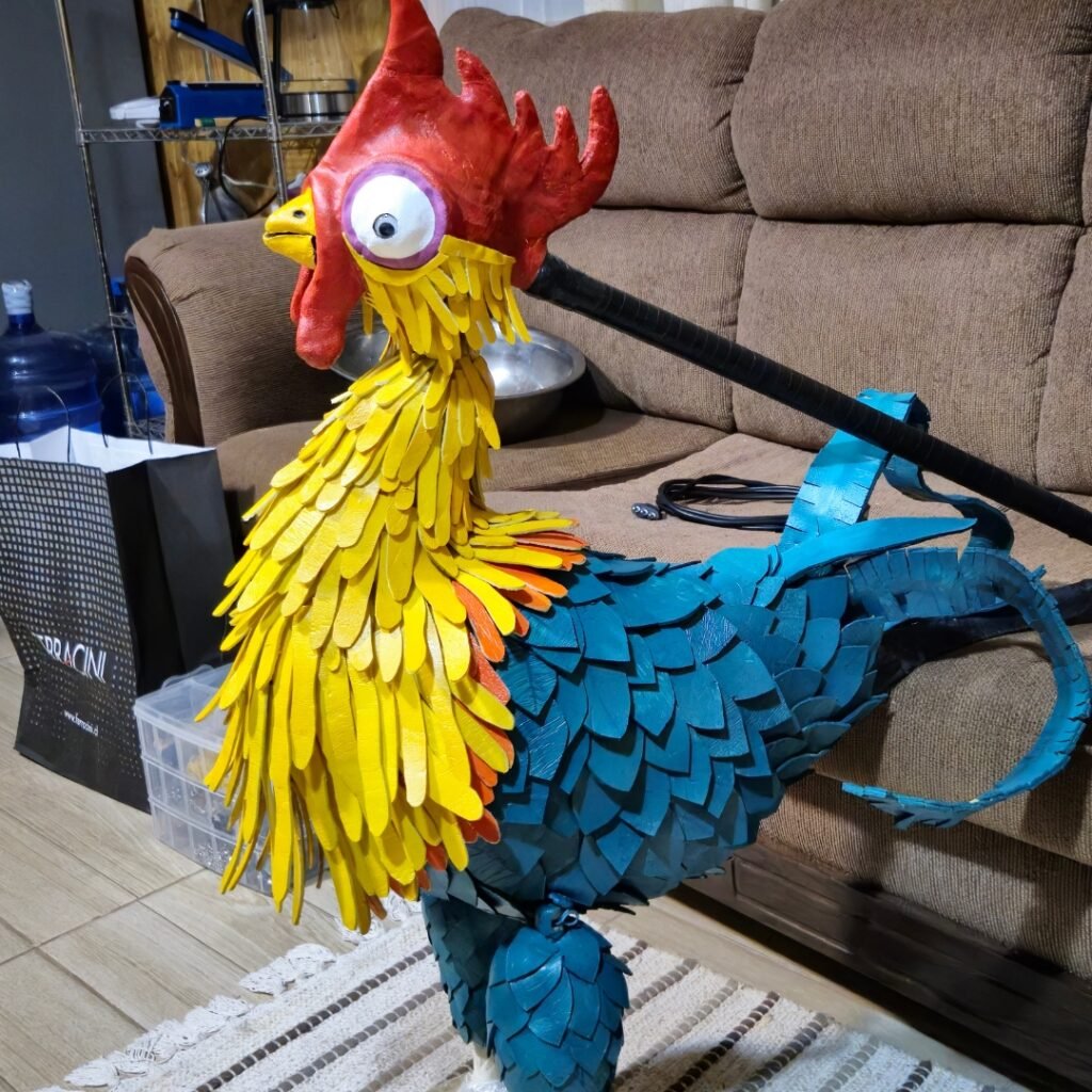 Hei hei hecho por Escuela de Títeres y Marionetas