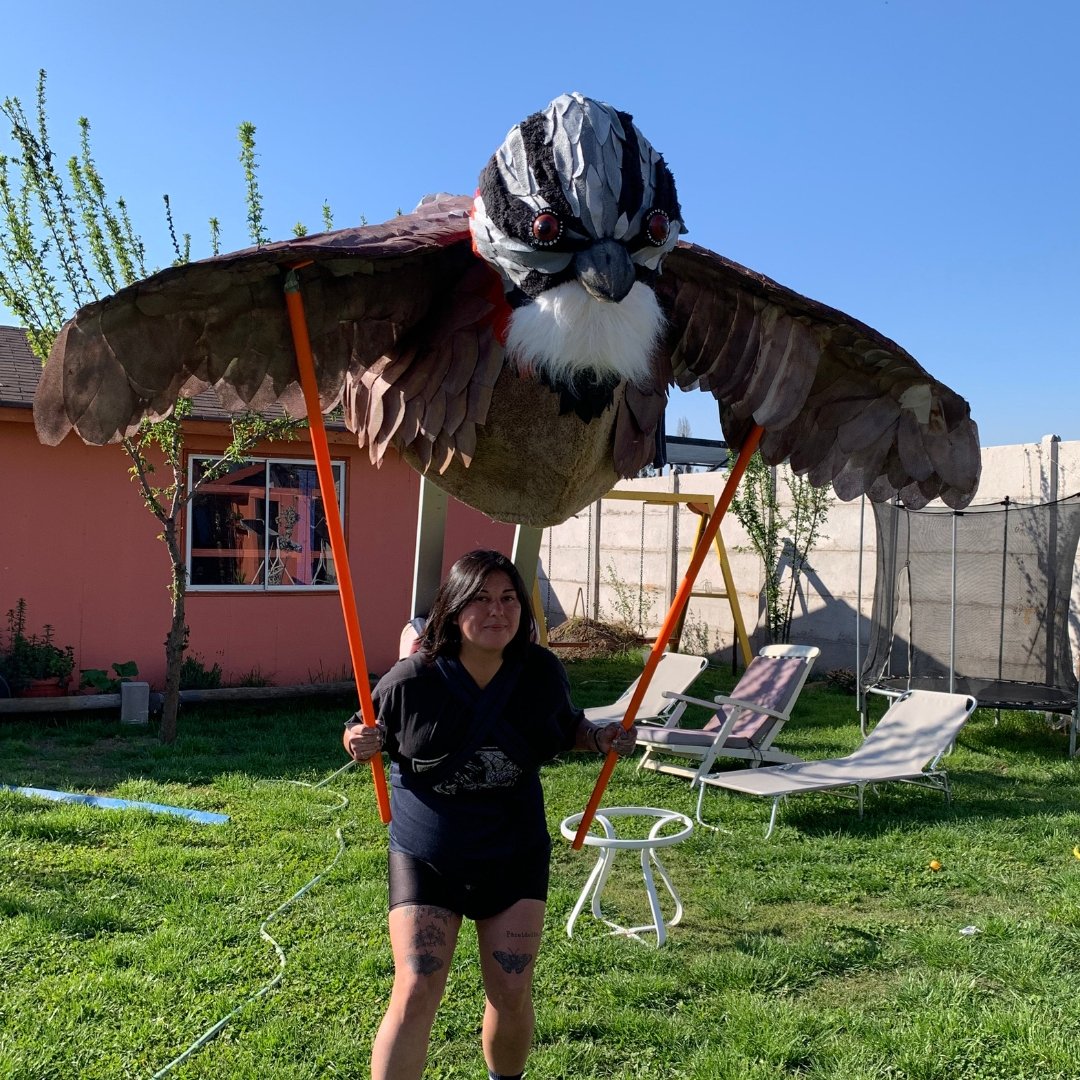 Marioneta Gigante de Pájaro
